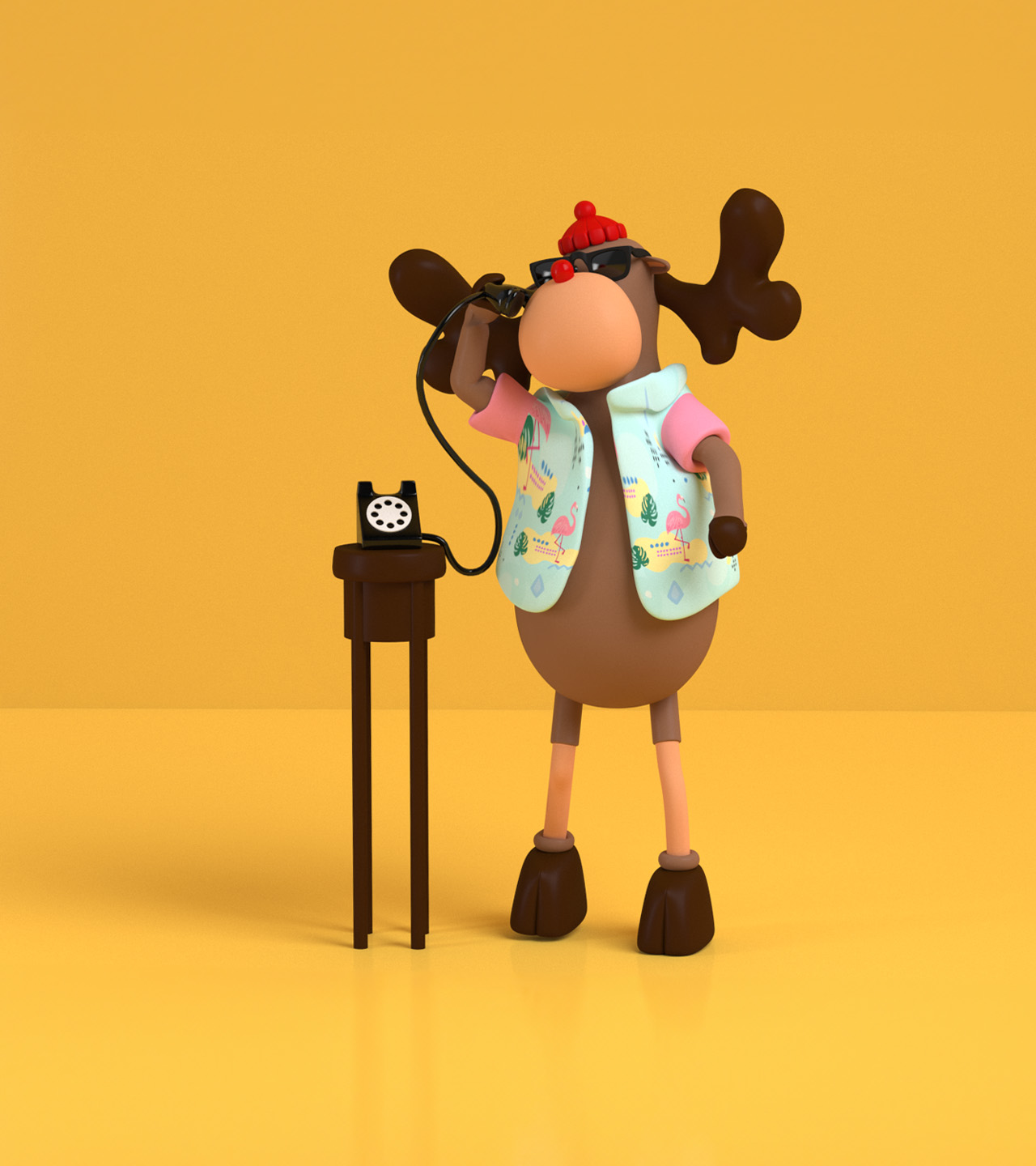 Diseño de Personaje 3D_ Jacobo el Reno Eleva Visualmente tu Blog de Marketing Desvio Creativo