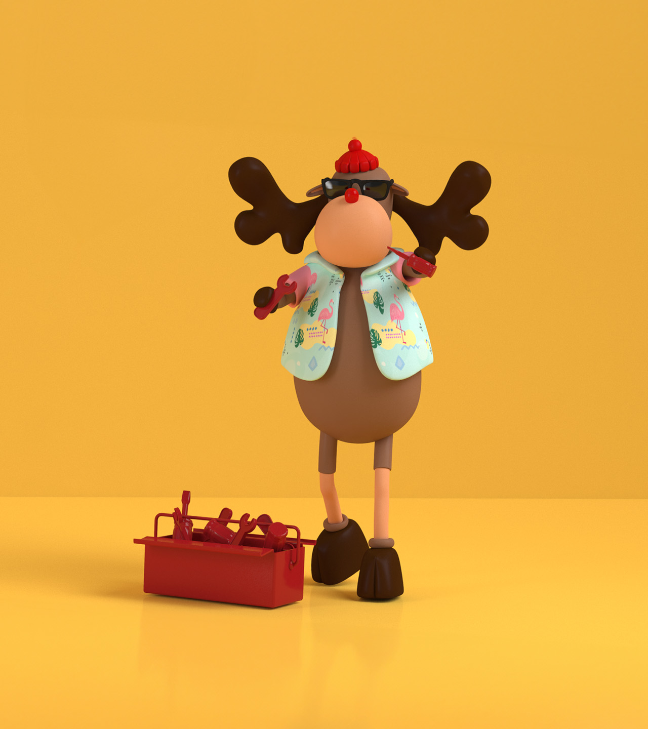 Personaje 3D Perfecto para Resaltar Contenido de Marketing Desvio Creativo