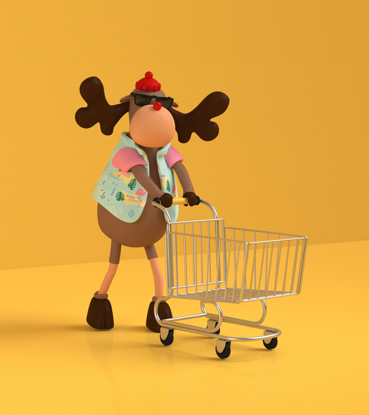 Personaje 3D en el Mundo del Marketing Desvio Creativo