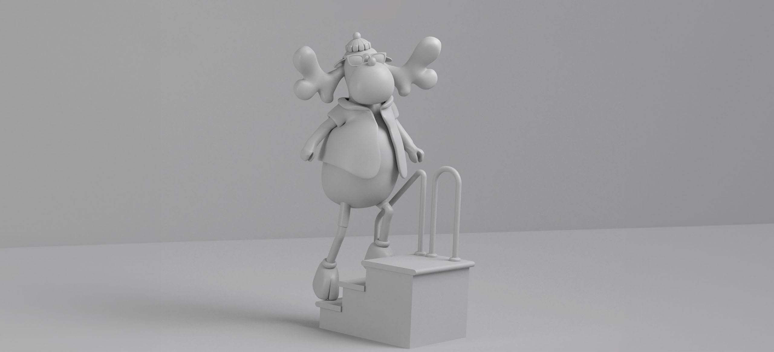 Personaje 3D para Blog de Marketing Desvio Creativo